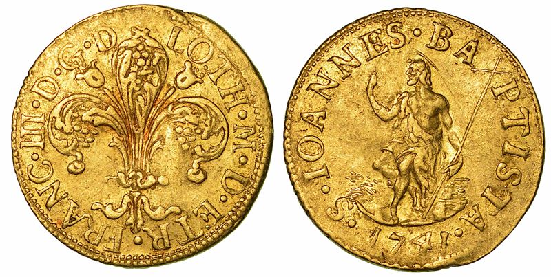 FIRENZE. FRANCESCO III DI LORENA, 1737-1765. Fiorino 1741.  - Auction Numismatics - I - Cambi Casa d'Aste
