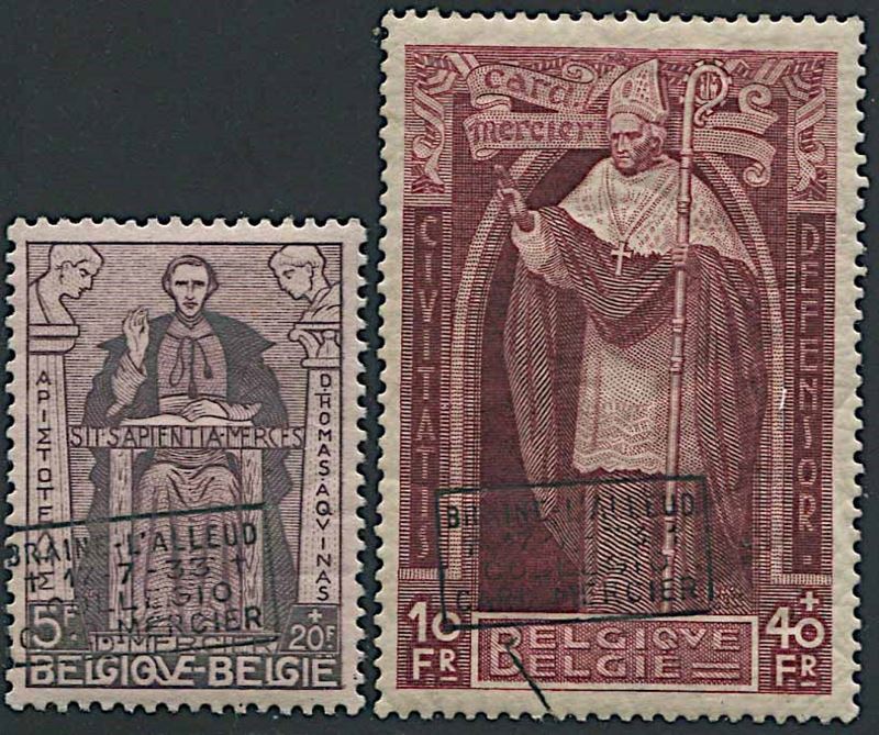1933, Belgio, Cardinal Mercier  - Asta Storia Postale e Filatelia - Cambi Casa d'Aste