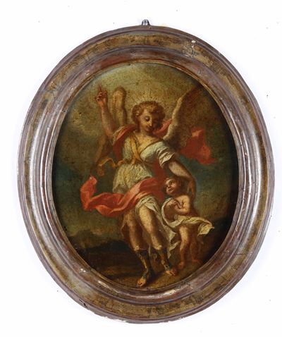 Scuola del XVIII Secolo L'angelo Custode