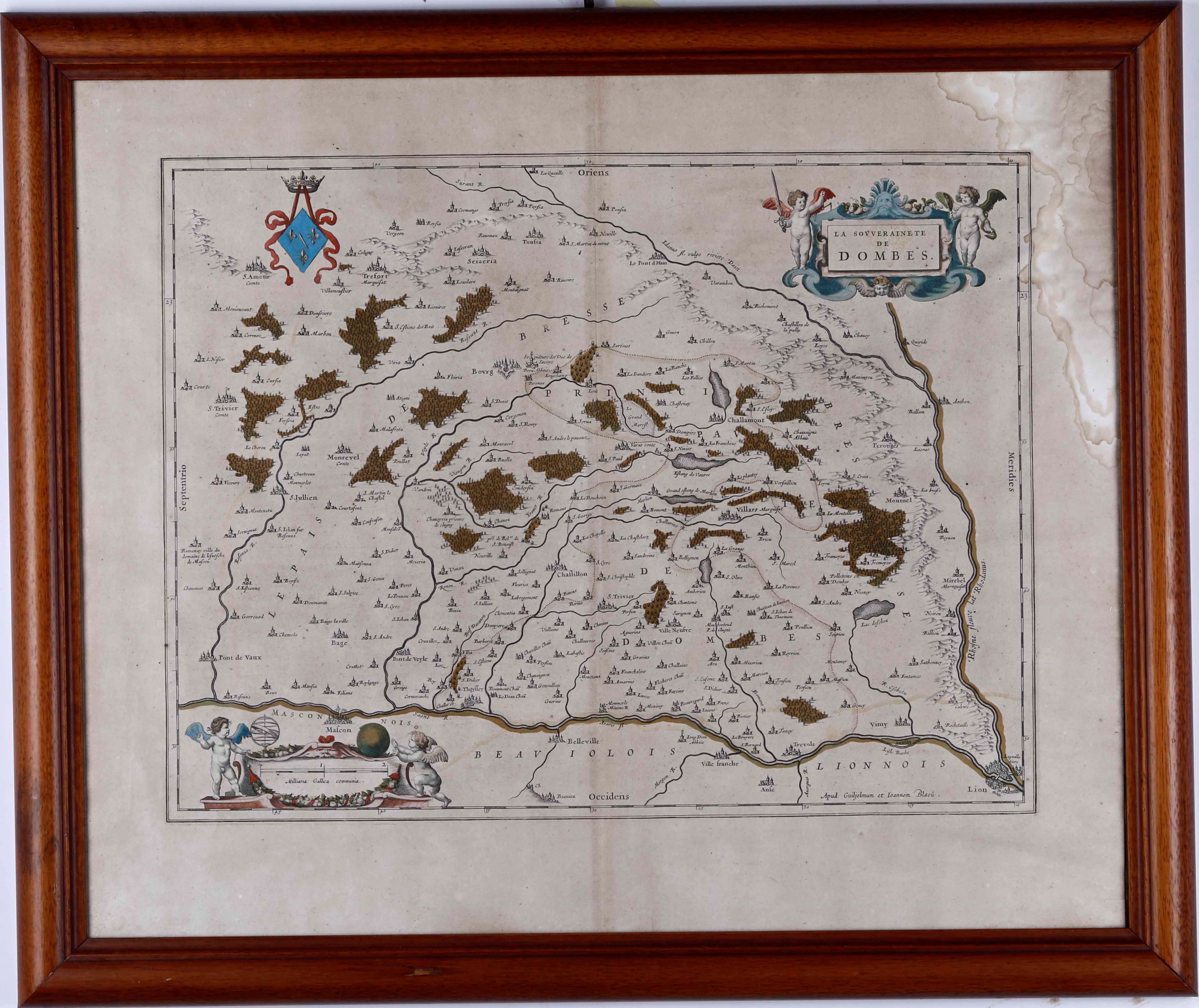 Heredi Homann Carta Geografica dello Stato di Genova.. Norimberga 1743