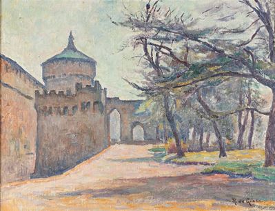 Castello Sforzesco, olio su tela