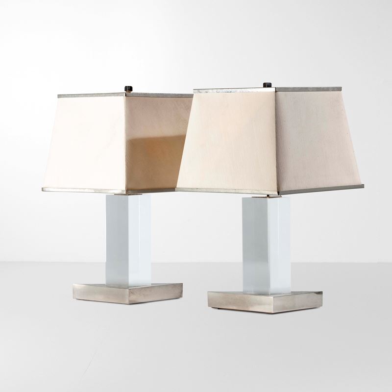 Sandro Petti : Due lampade da tavolo  - Asta Design Lab - Cambi Casa d'Aste