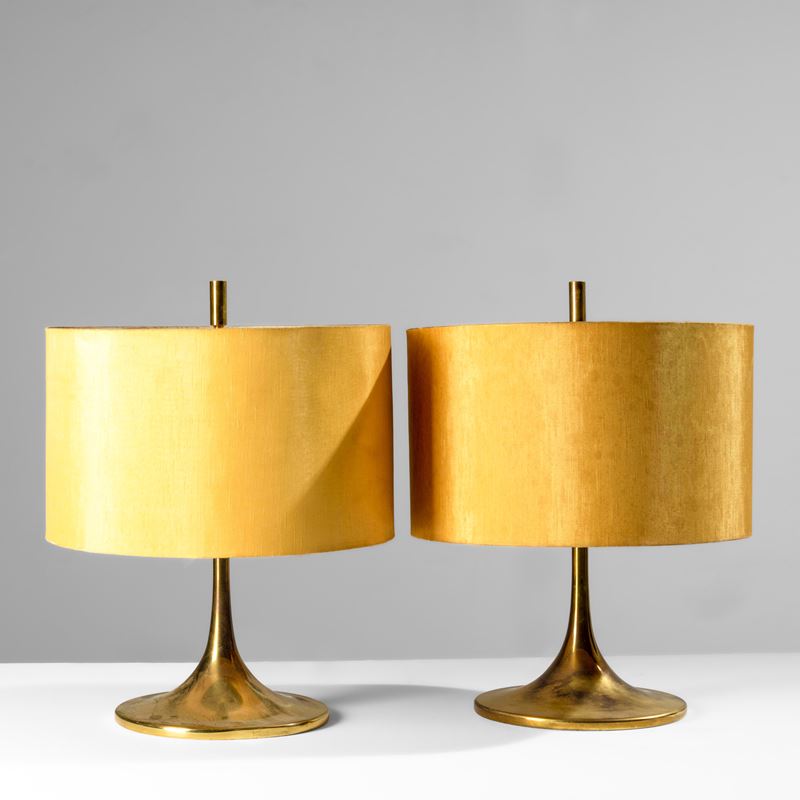Tito Agnoli : Due lampade da tavolo  - Auction Design Properties - Cambi Casa d'Aste