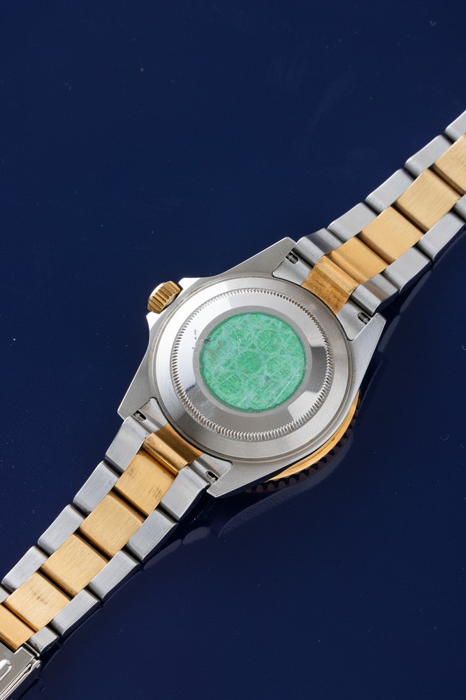 Rolex - Submariner Ref 16613 Acciaio e Oro, Quadrante Blu Soleil Movimento Automatico con Datario...