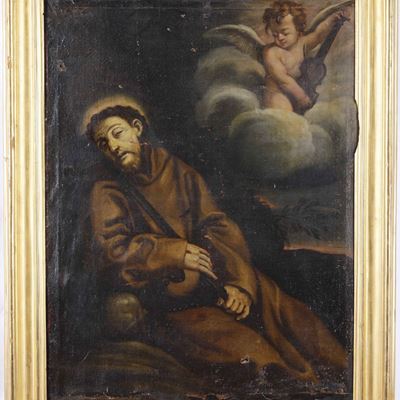 Scuola del XVII Secolo Estasi di San Francesco