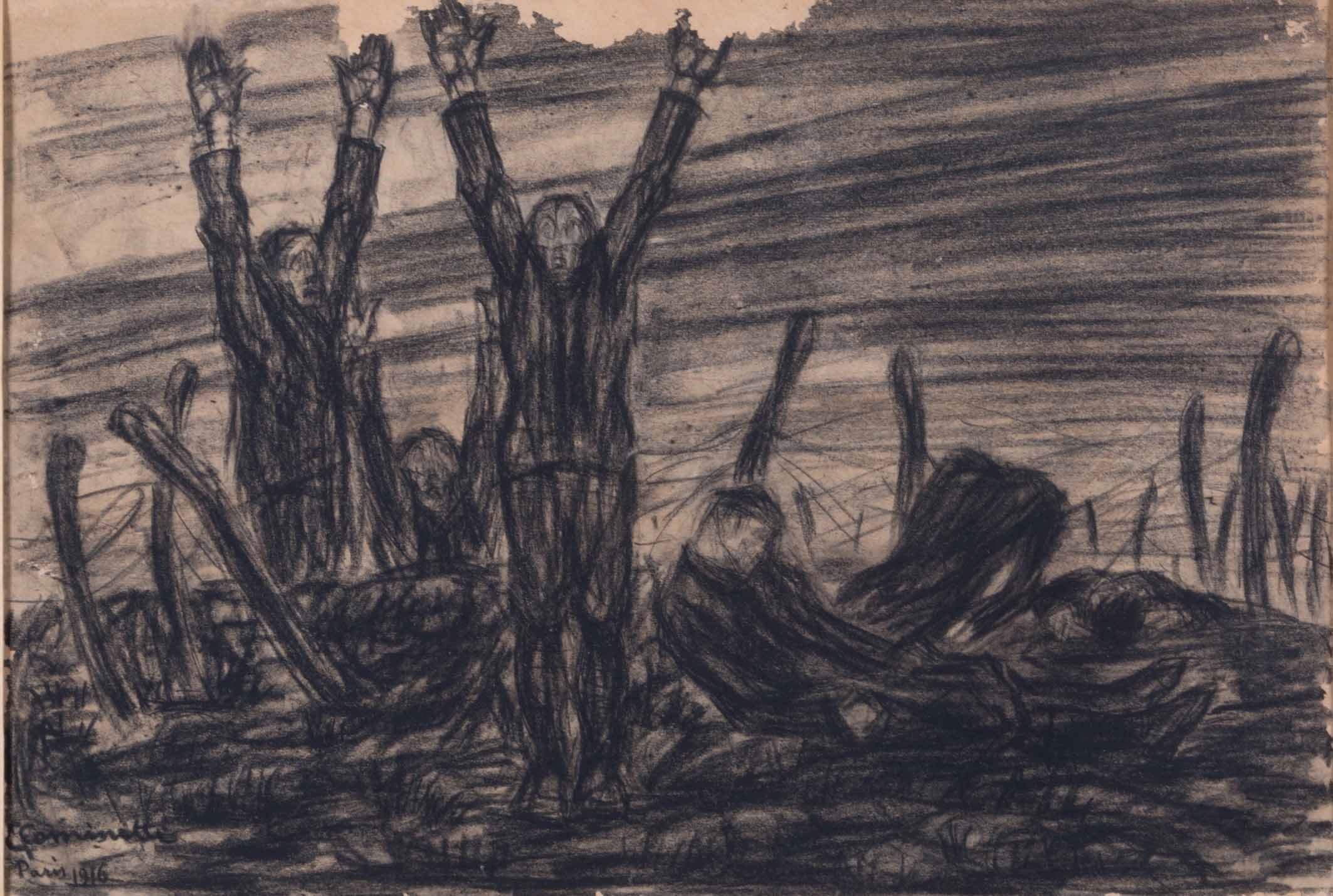 Giuseppe Cominetti - Scene di Guerra, 1916