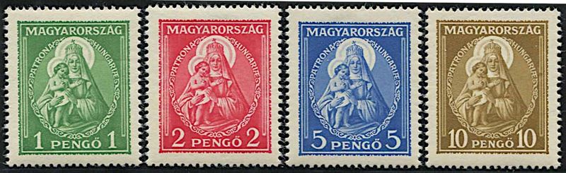 1932, Ungheria, “Madonna con Bambino”  - Auction Postal History and Philately - Cambi Casa d'Aste