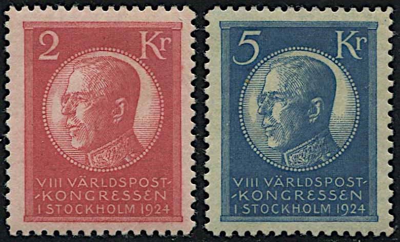 1924, Svezia, 8° Congresso U.P.U.  - Asta Storia Postale e Filatelia - Cambi Casa d'Aste