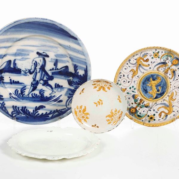 Piatto.  Savona, XVIII secolo.