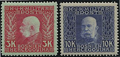 1912, Bosnia-erzegovina, Posta Militare