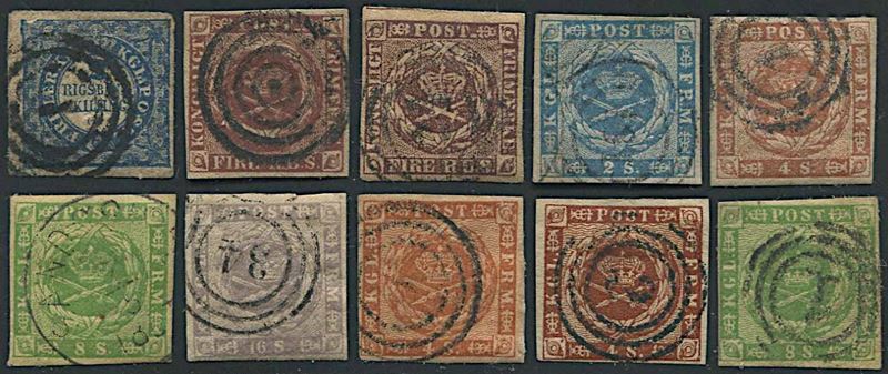 1851/63, Danimarca, prime emissioni  - Auction Postal History and Philately - Cambi Casa d'Aste