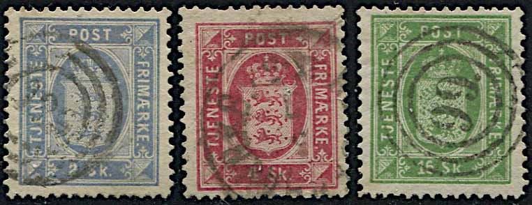 1871, Danimarca, servizio  - Auction Postal History and Philately - Cambi Casa d'Aste