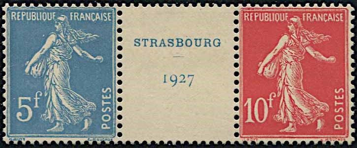 1927, Francia, Expo di Strasburgo  - Auction Postal History and Philately - Cambi Casa d'Aste
