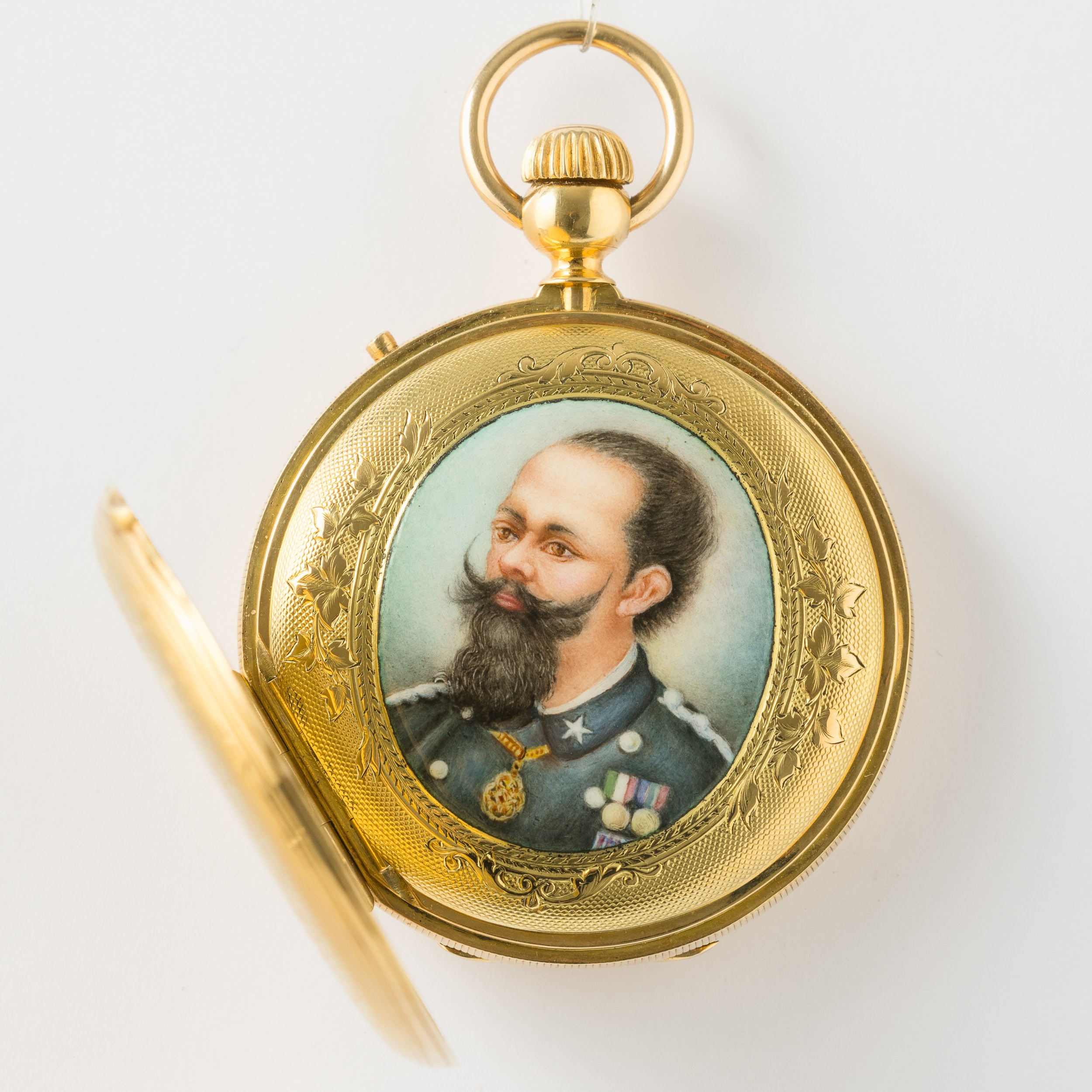 Orologio da Tasca, Anonimo, Cassa in Oro 18 Kt, Movimento con Scappamento Ad Ancora, Quadrante in...