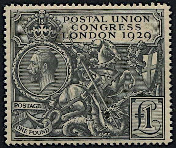 1929, Great Britain, U. P. U.