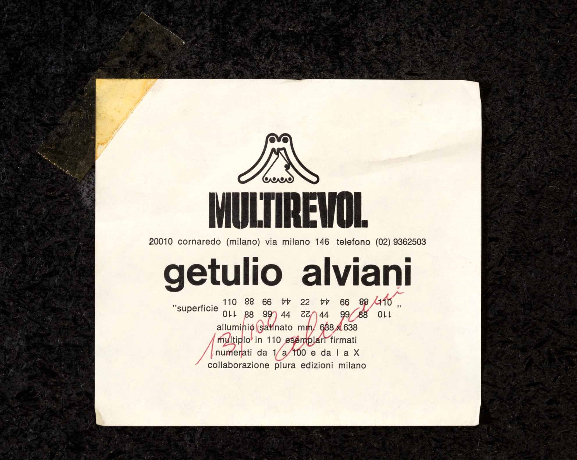 Getulio Alviani - Superficie
