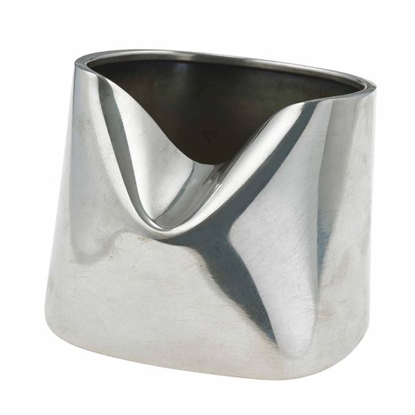 Silver decorative object. Signed James Rivière