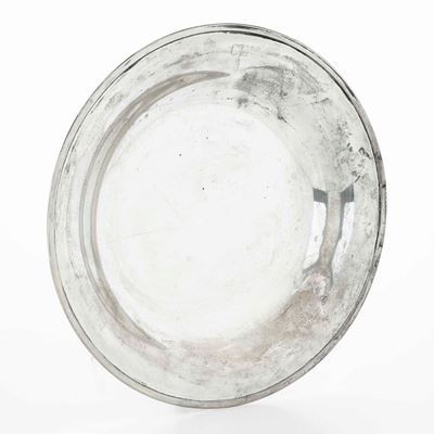 Piatto. Argenteria Italiana del XX Secolo (apparentemente Privo di Punzonatura)