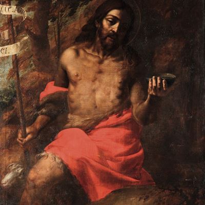 Scuola Emiliana Dell'inizio del XVII Secolo San Giovanni Battista