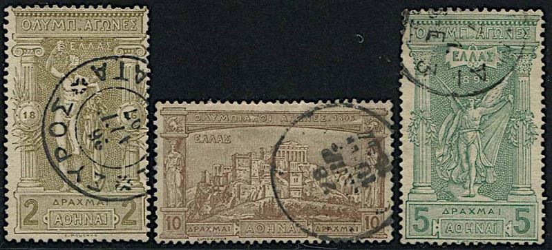 1896, Grecia, Giochi Olimpici  - Asta Storia Postale e Filatelia - Cambi Casa d'Aste
