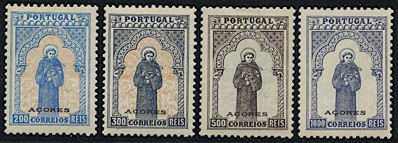 1895, Azzorre, Settimo Centenario della nascita di San Antonio  - Asta Storia Postale e Filatelia - Cambi Casa d'Aste