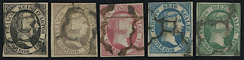 1851, Spagna, Isabella II  - Auction Postal History and Philately - Cambi Casa d'Aste