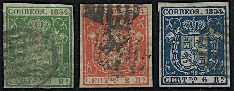 1854, Spagna, “Stemma”  - Auction Postal History and Philately - Cambi Casa d'Aste
