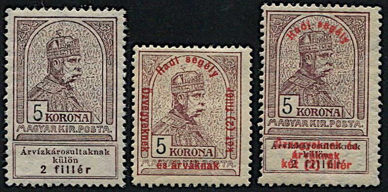 1913/15, Ungheria, tre serie  - Auction Philately - Cambi Casa d'Aste