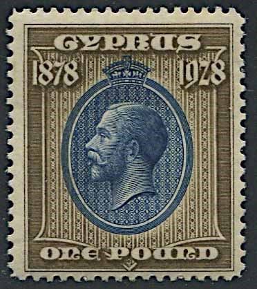 1928, Cyprus, “50th Anniversary of the British Rule”  - Asta Storia Postale e Filatelia - Cambi Casa d'Aste
