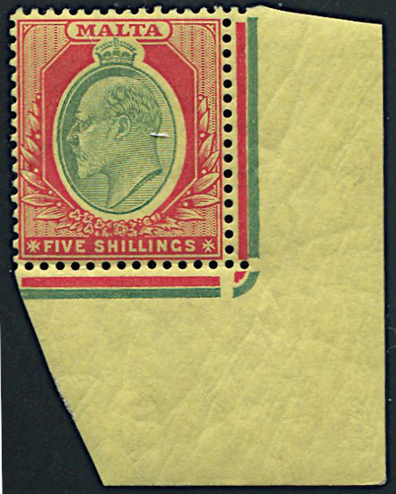 1911, Malta, Edward VII  - Asta Storia Postale e Filatelia - Cambi Casa d'Aste