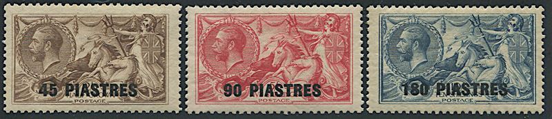 1921, British Levant, King George V  - Asta Storia Postale e Filatelia - Cambi Casa d'Aste