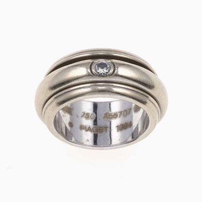 Piaget, Anello con diamanti in oro bianco 750/1000