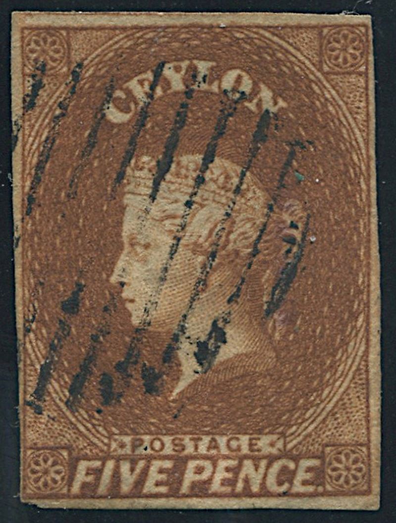 1857, Ceylon, Pence Issues  - Asta Storia Postale e Filatelia - Cambi Casa d'Aste
