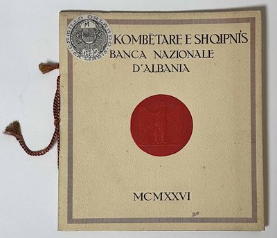 Banca Nazionale D'albania. Banka Kombetare e Shqipnis.