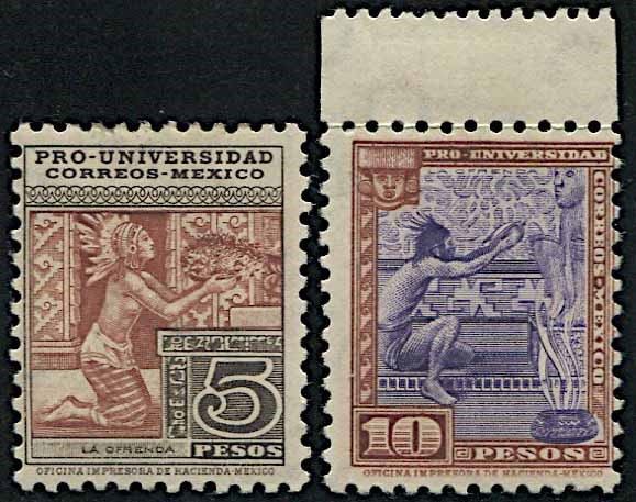 1934, Messico, “Pro Università”  - Auction Postal History and Philately - Cambi Casa d'Aste