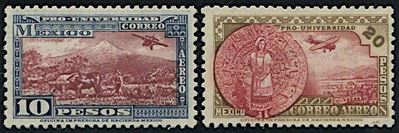 1934, Messico, Posta Aerea, “a Profitto Dell’università”
