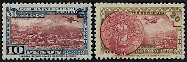 1934, Messico, Posta Aerea, “A Profitto dell’Università”