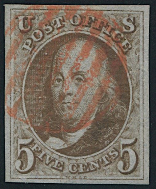 1847, United States, B. Franklin  - Asta Storia Postale e Filatelia - Cambi Casa d'Aste