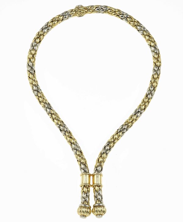 Gold necklace. Signed Chimento