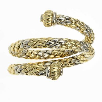 Chimento, Bracciale in oro bianco e giallo 750/1000