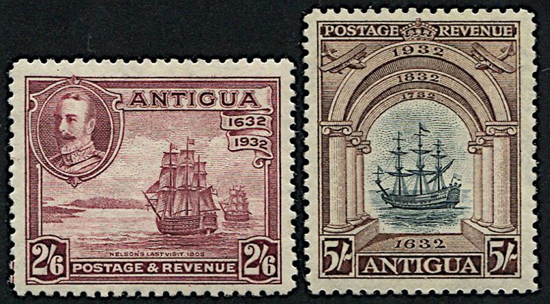 1932, Antigua, tercentenary  - Asta Filatelia - Cambi Casa d'Aste