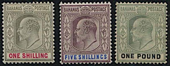 1902/07, Bahamas, King Edward VII