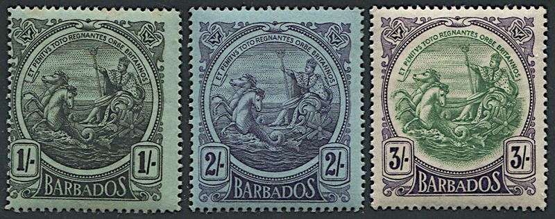 1916/1919, Barbados, Diamond Jubilee  - Asta Filatelia - Cambi Casa d'Aste