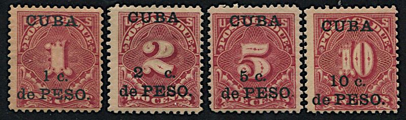 1899, Cuba, United States postage due  - Asta Filatelia - Cambi Casa d'Aste