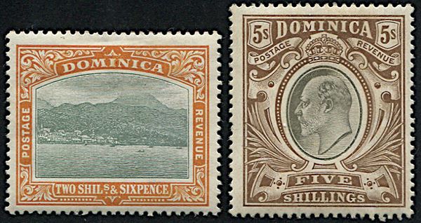 1907/08, Dominica, King Edward VII
