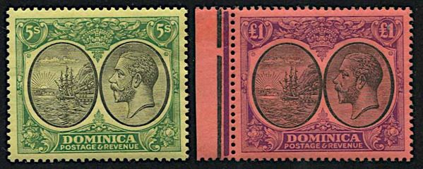 1923/33, Dominica, George V
