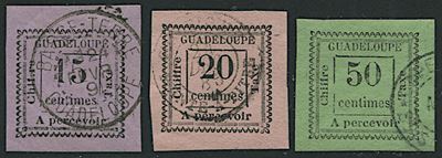 1884, Guadalupa, Segnatasse