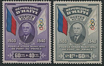 1939, Haiti, Posta Aerea, a Favore della Costruzione di una Strada a Port-au-prince