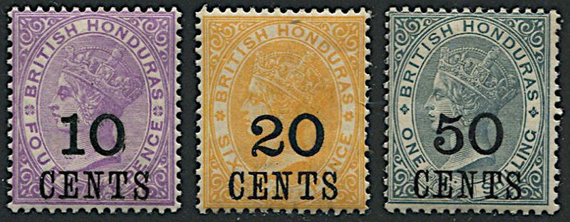 1888/91, British Honduras  - Asta Storia Postale e Filatelia - Cambi Casa d'Aste