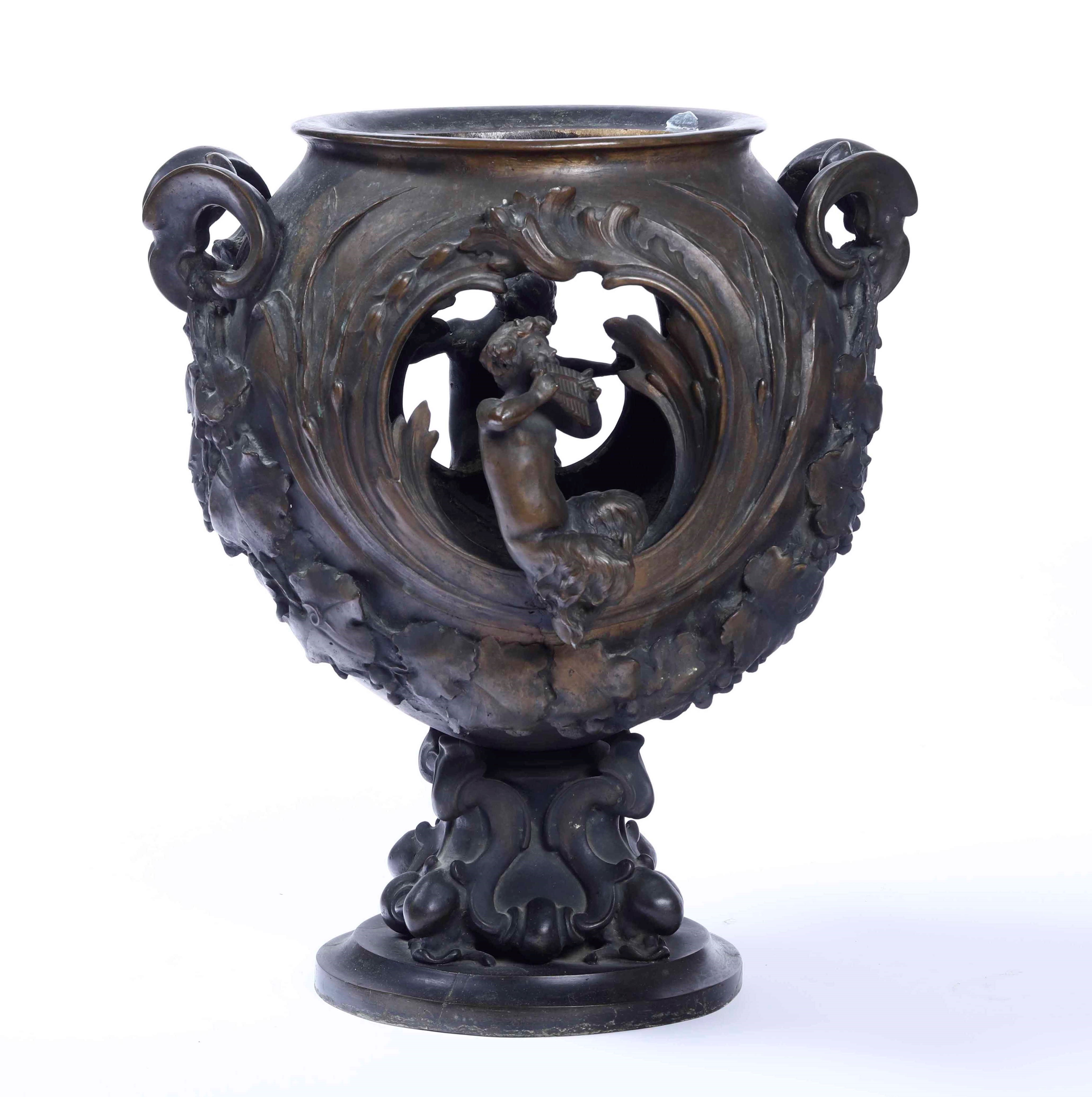 Fonditore del XIX-XX Secolo Cachepot
